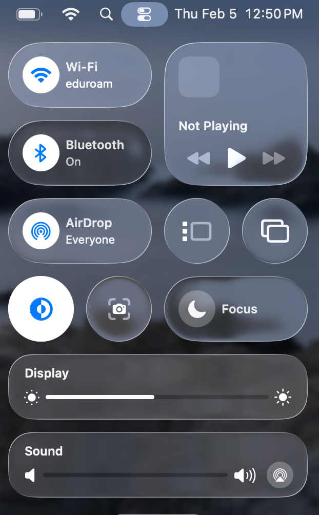 Control Center