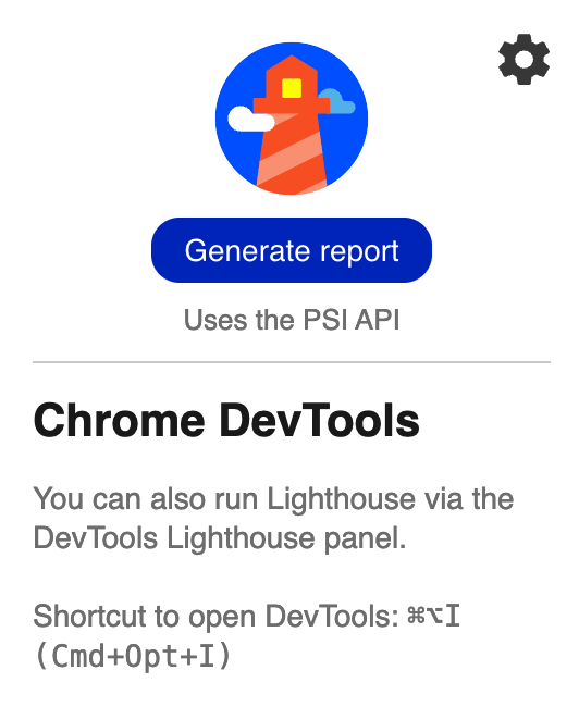 Lighthouse modal window